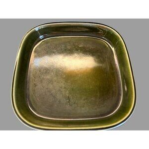 Vintage Made in Sweden VARDAG Dish Oven to Table Olive Green 11"